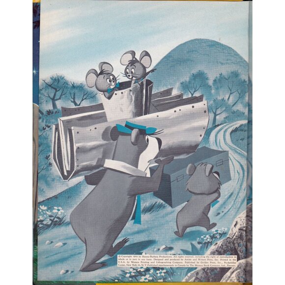 Huckleberry Hound – Big Golden Book 1960 Hanna-Barbera – Memling, McGary & Pratt - Picture 3 of 6